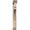 Ekena Millwork Merced Traditional Smooth Bracket w/ Offset Brace, Douglas Fir, 5 1/2"W x 38"D x 44"H BKT0604X38X44MRC01SDF - alternate 4